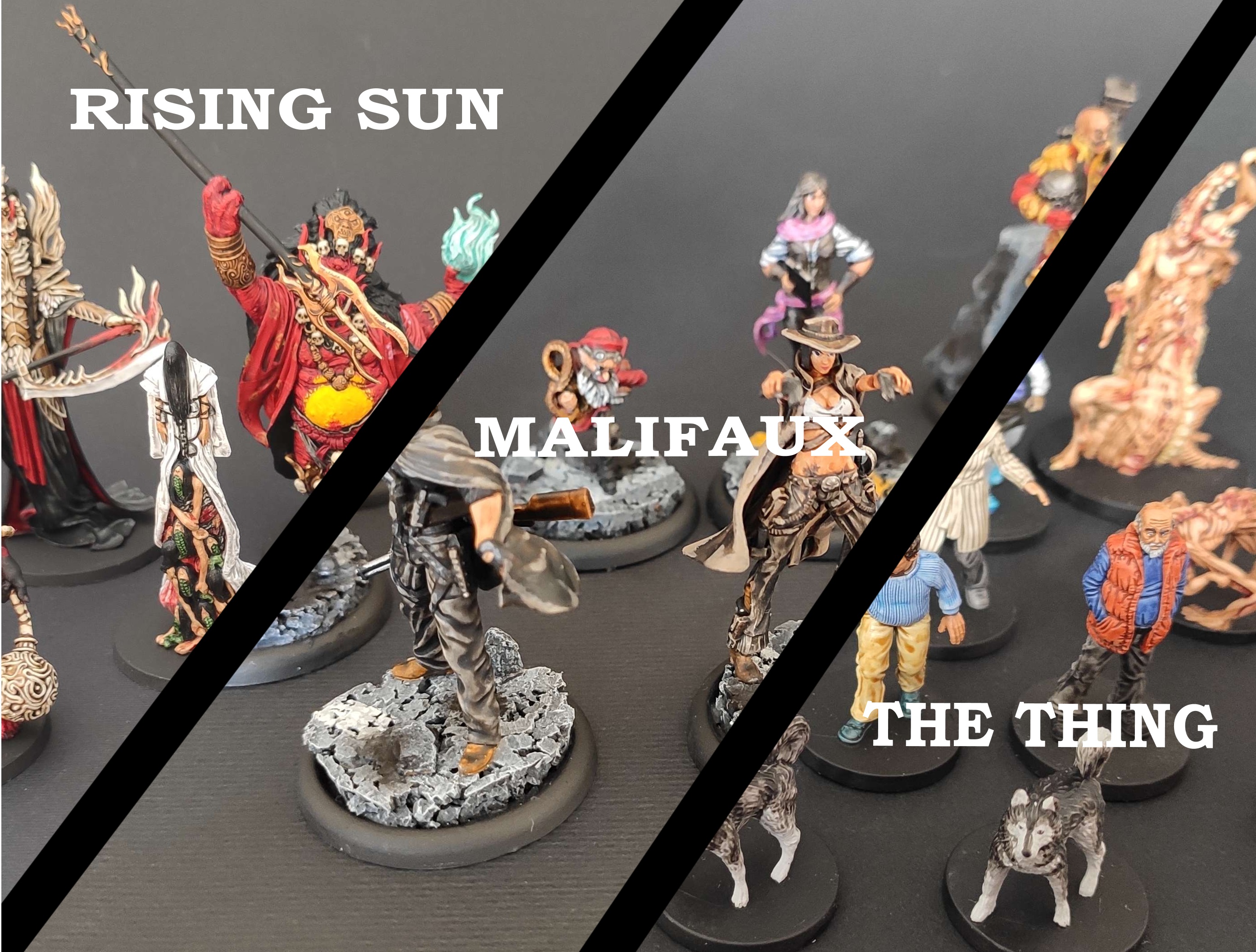 Galeries de photos pour les projets de jeux de figurines qui sont en dehors des jeux Games Workshop