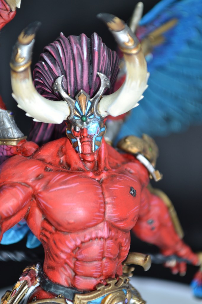 Galerie de photos de Magnus le Rouge, Primarque-Démon des Thousand Sons pour le jeu Warhammer 40000