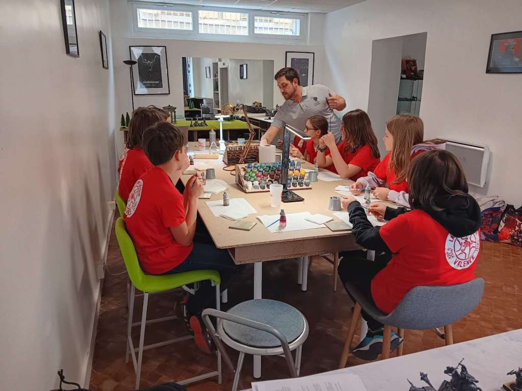 Journée d&rsquo;initiation à la peinture du Chat-Dé du Festival du Jeu de Valence avec la Team Ludique&nbsp;!