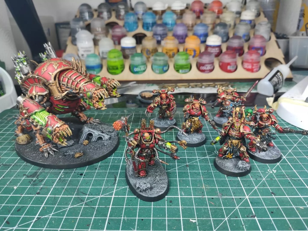 Galerie de photos de Chaos Space Marines pour Mister M pour le jeu Warhammer 40000