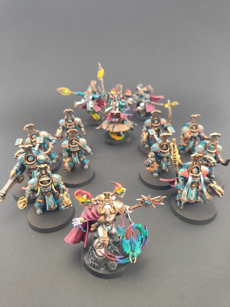 Galerie de photos de Space Marines du Chaos des Thousand Sons pour le jeu Warhammer 40000