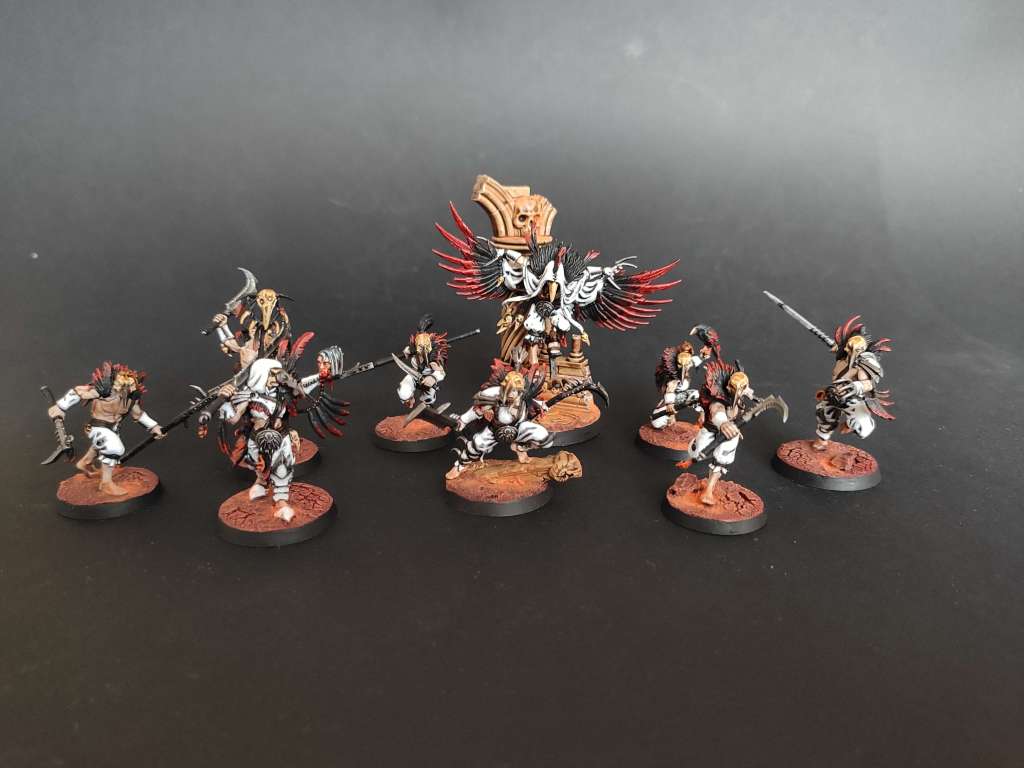 Galerie de photos de la bande Warcry de la Corvus Cabale pour le jeu Warcry et Age of Sigmar