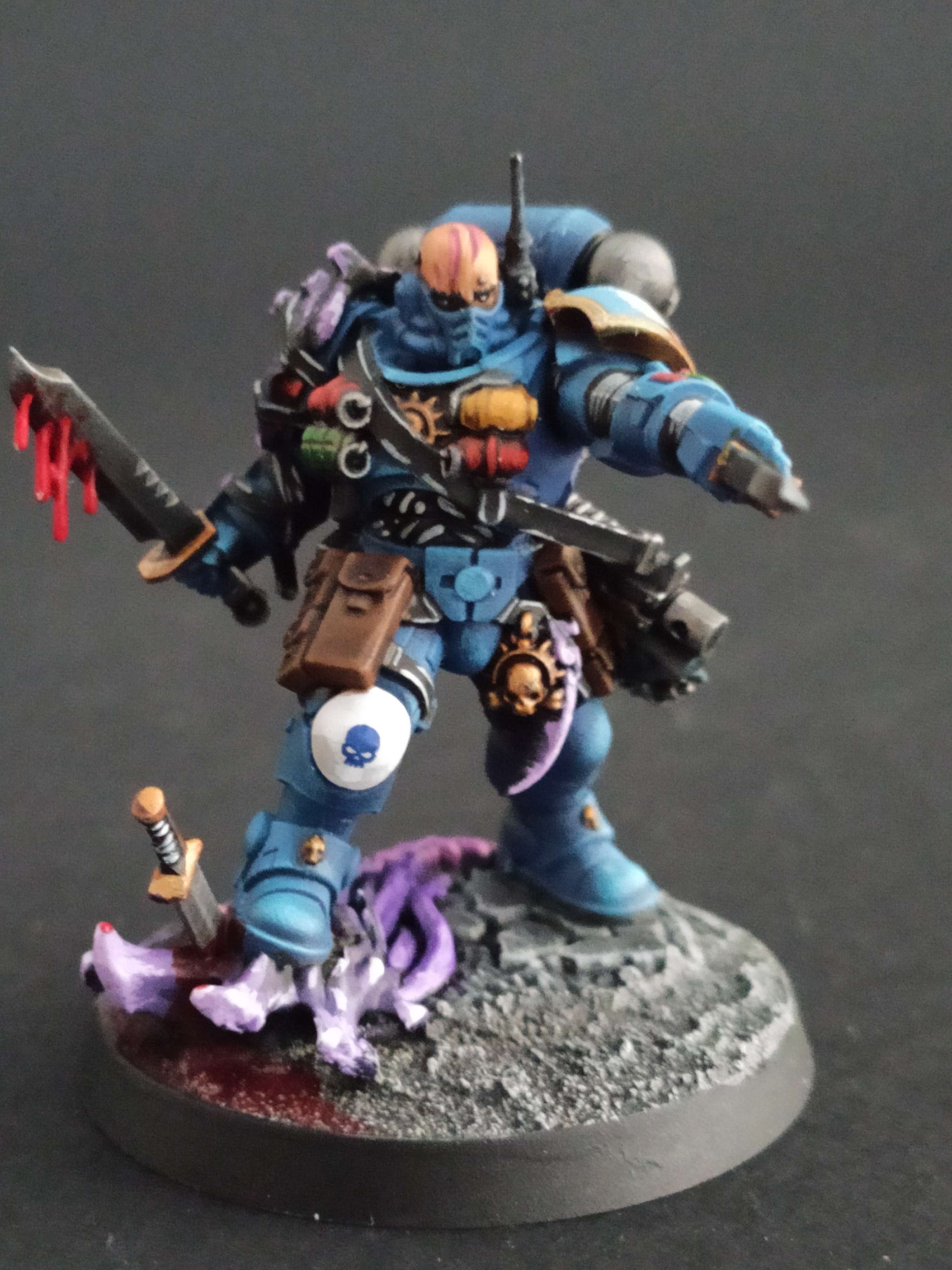 Warhammer 40000- Figurines - Miniatures - Service de peinture figurine - peintre figurine - Space Marines - Ultramarine - Terminator
