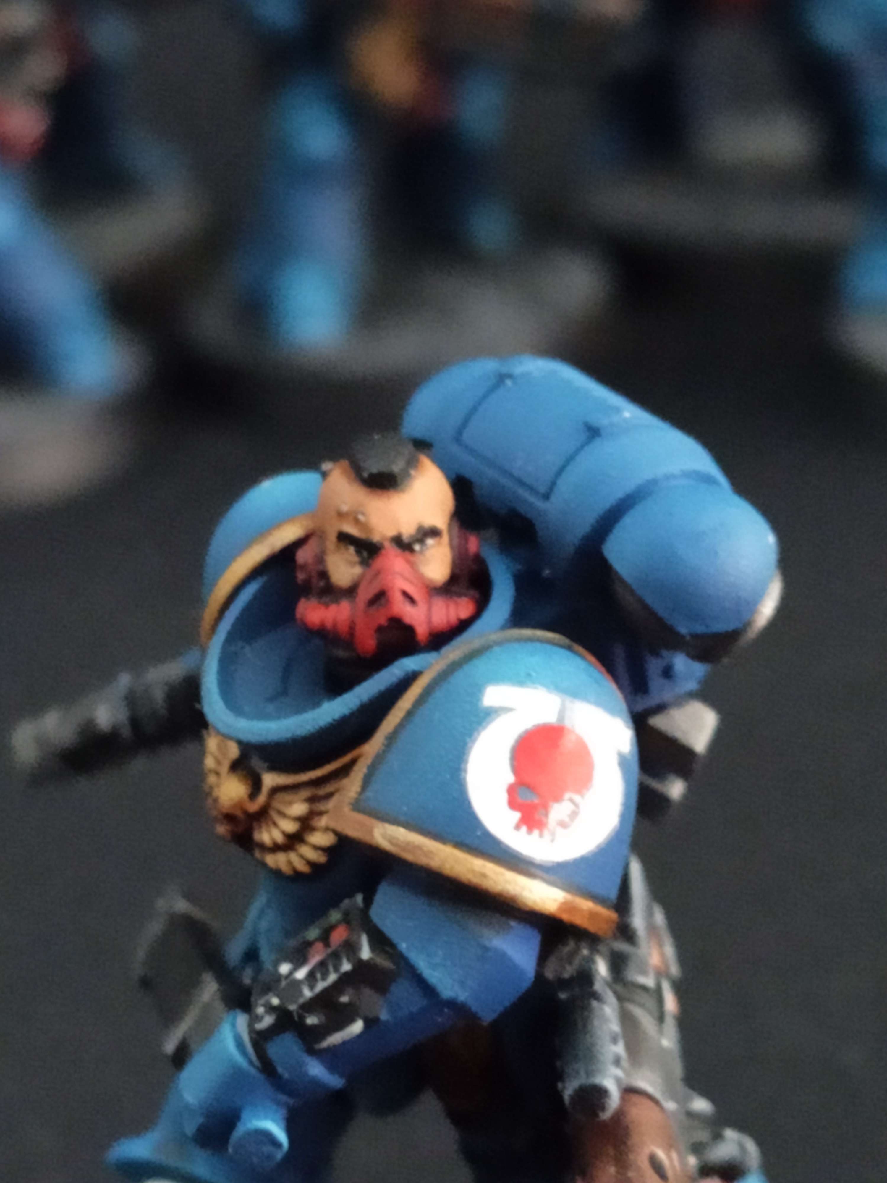 Warhammer 40000- Figurines - Miniatures - Service de peinture figurine - peintre figurine - Space Marines - Ultramarine - Terminator