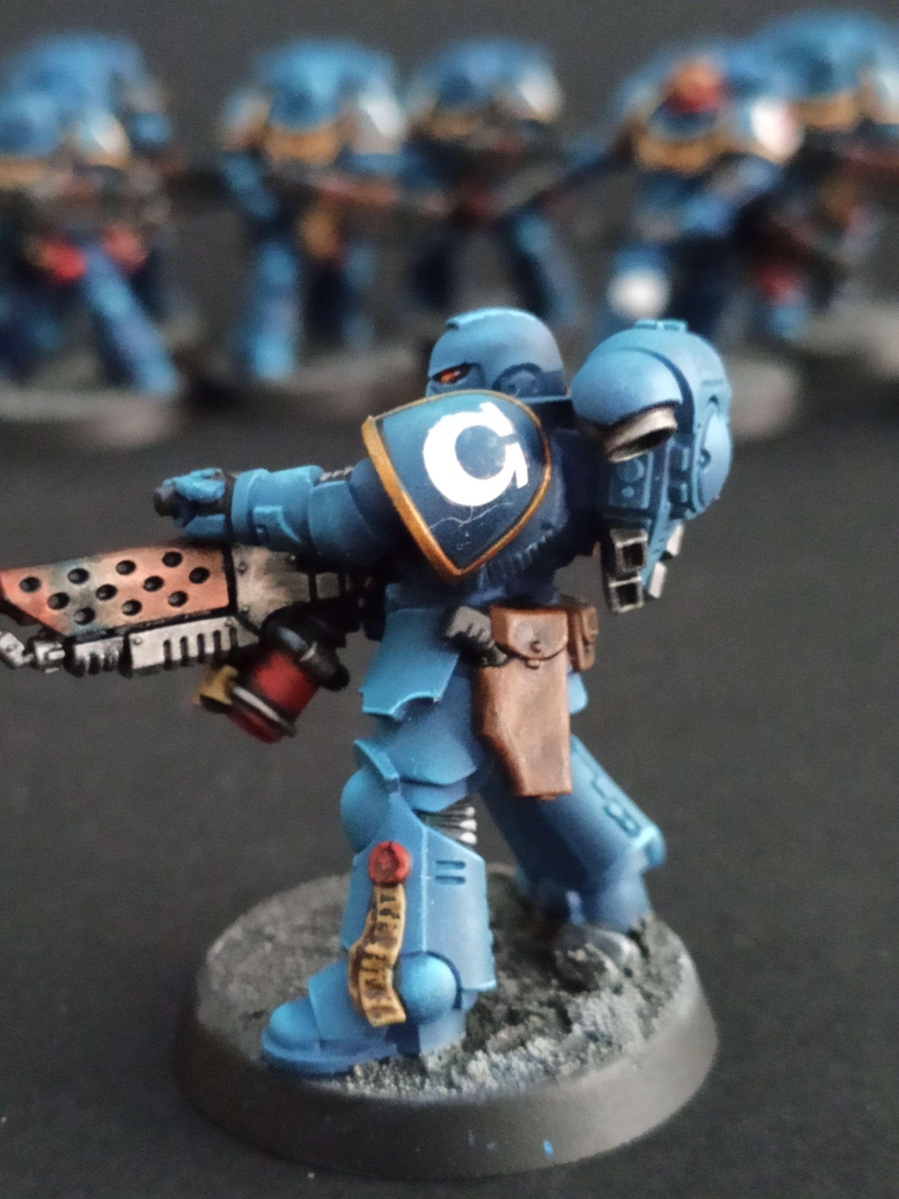 Warhammer 40000- Figurines - Miniatures - Service de peinture figurine - peintre figurine - Space Marines - Ultramarine - Terminator