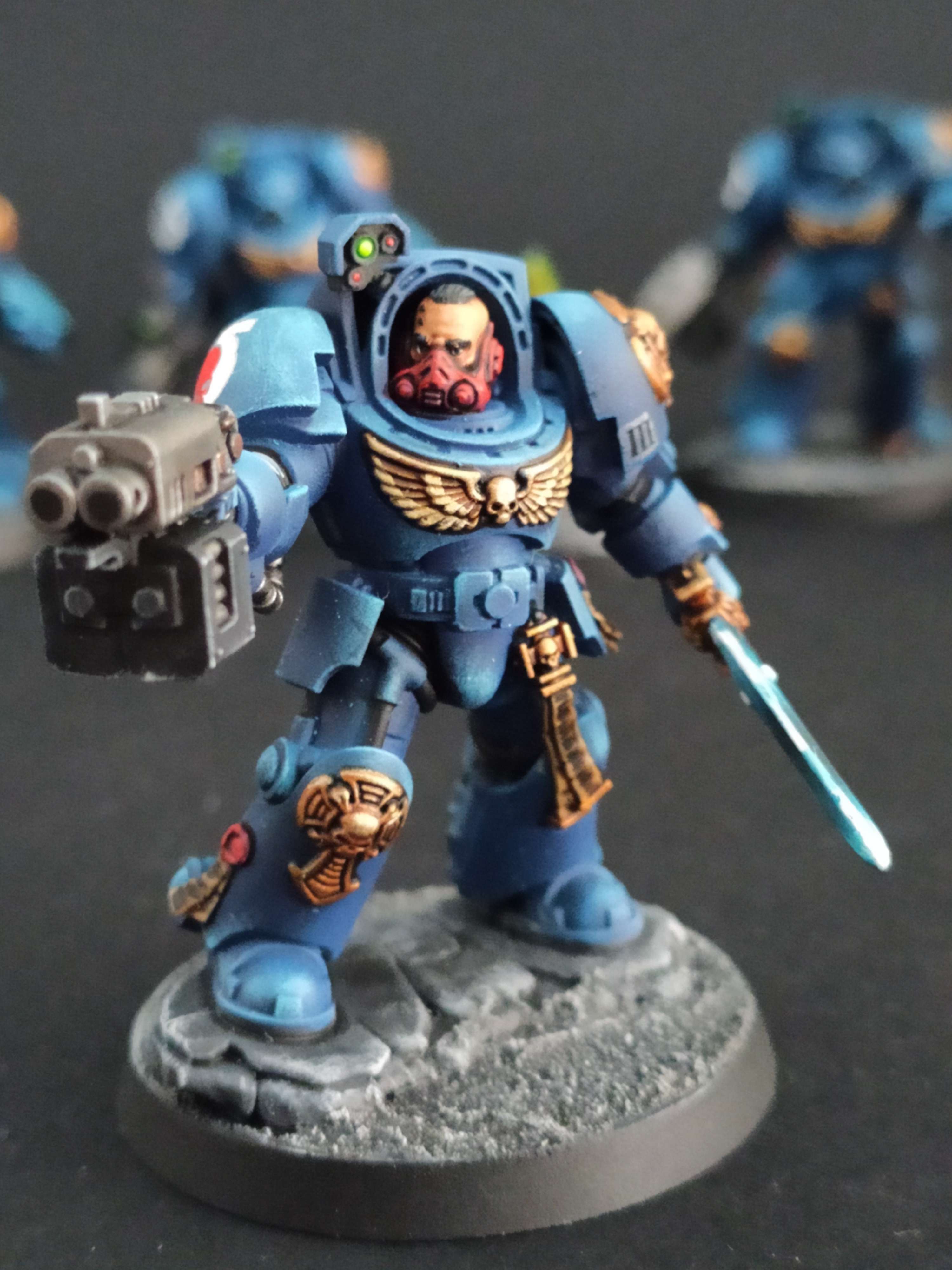 Warhammer 40000- Figurines - Miniatures - Service de peinture figurine - peintre figurine - Space Marines - Ultramarine - Terminator