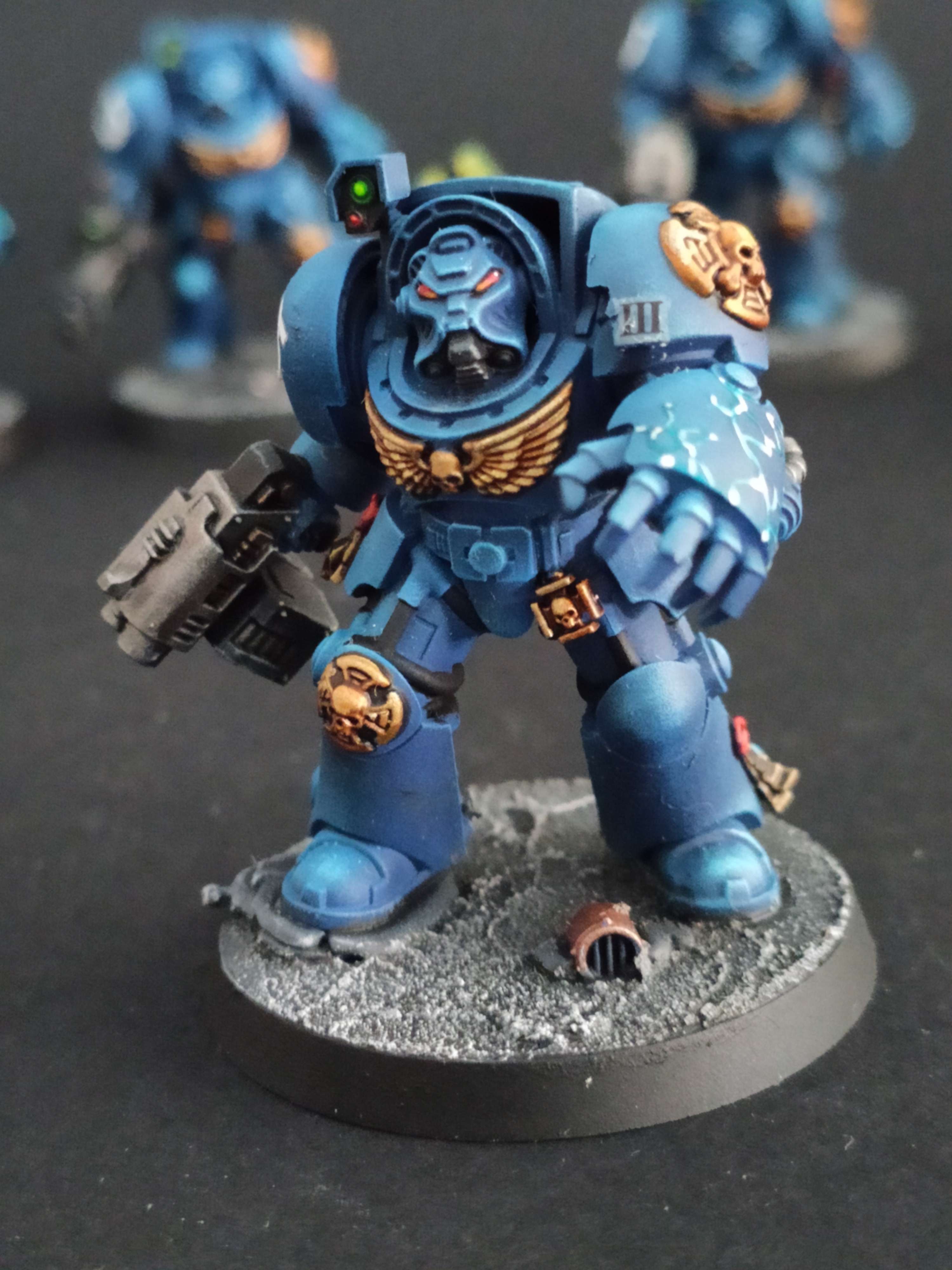Warhammer 40000- Figurines - Miniatures - Service de peinture figurine - peintre figurine - Space Marines - Ultramarine - Terminator