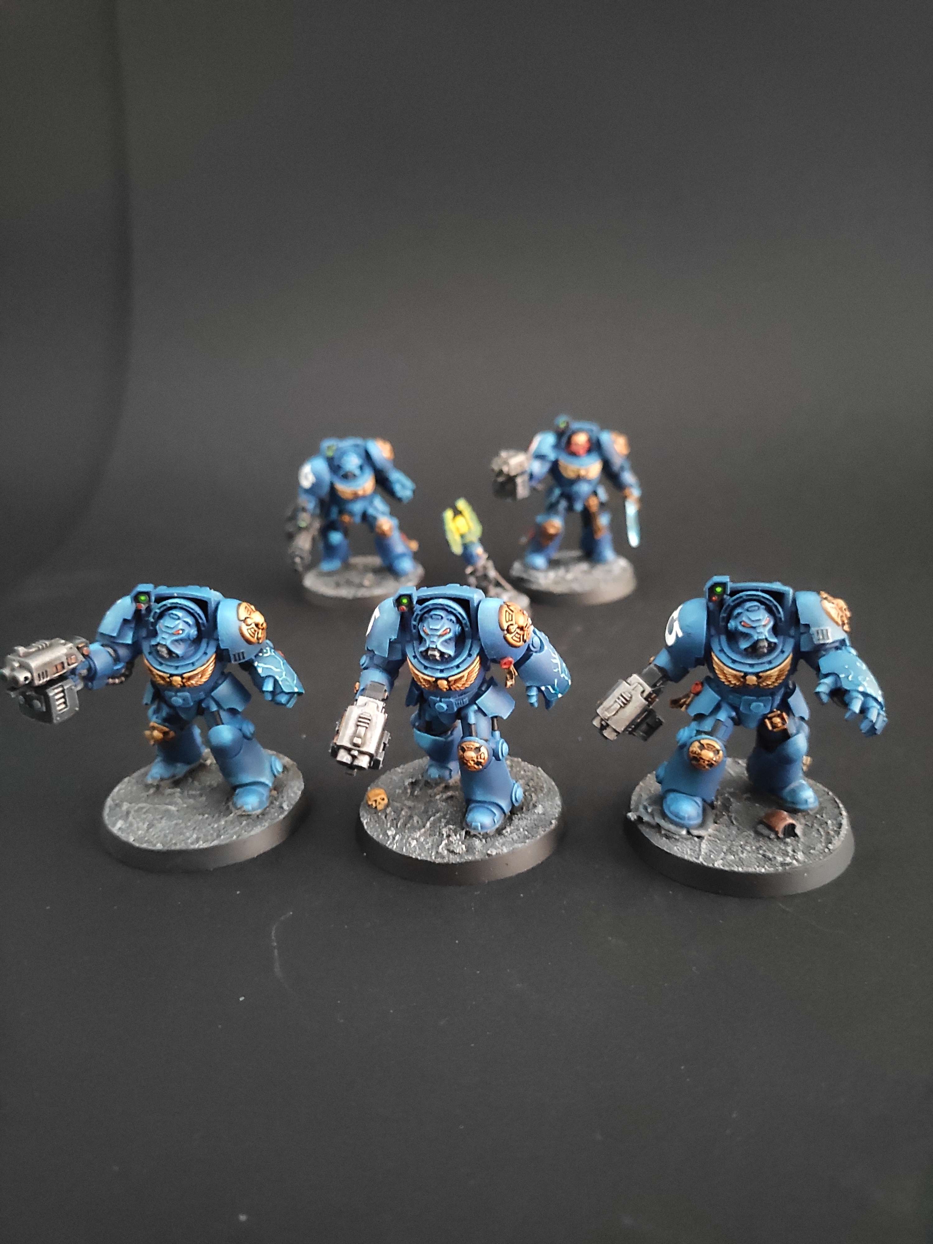 Warhammer 40000- Figurines - Miniatures - Service de peinture figurine - peintre figurine - Space Marines - Ultramarine - Terminator