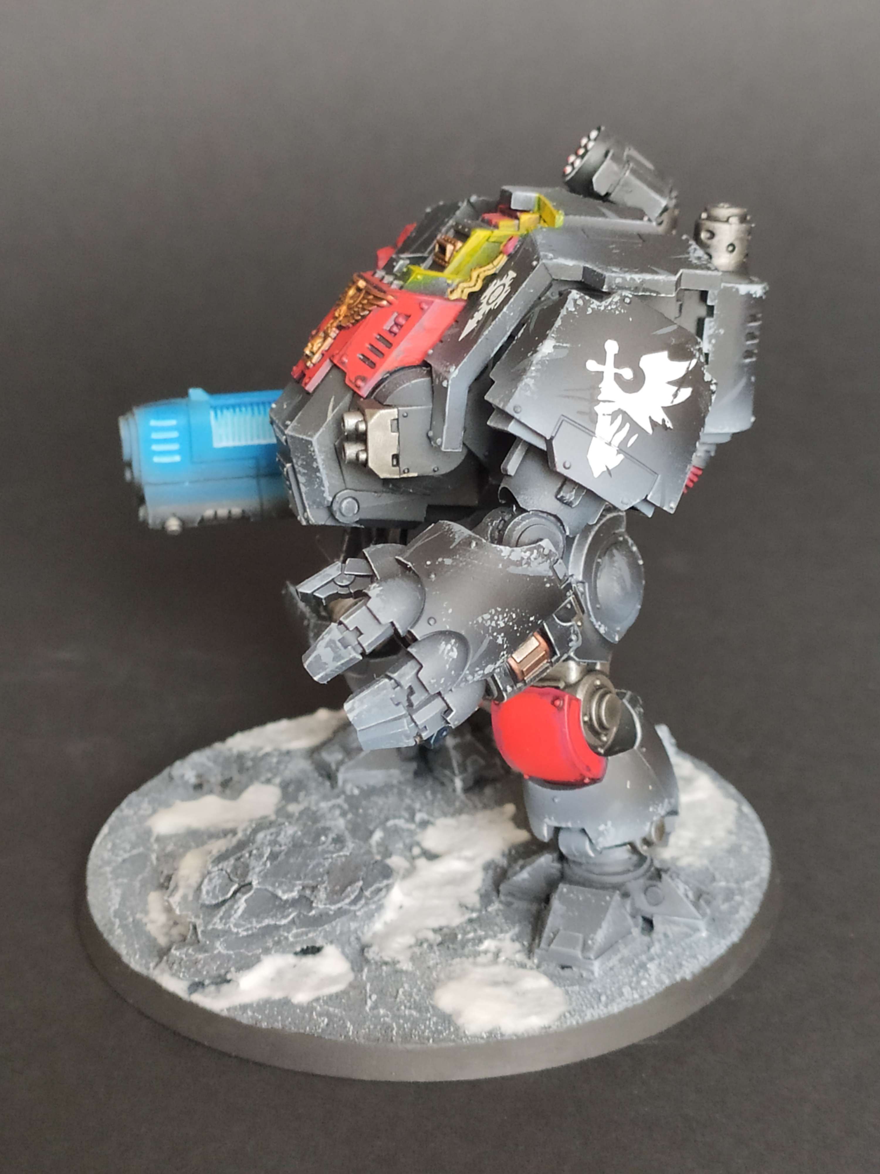 Age of Sigmar - Warhammer - Figurines - Miniatures - Service de peinture figurine - peintre figurine - Space Marines - Dark Angels - Dreadnought Redemptor