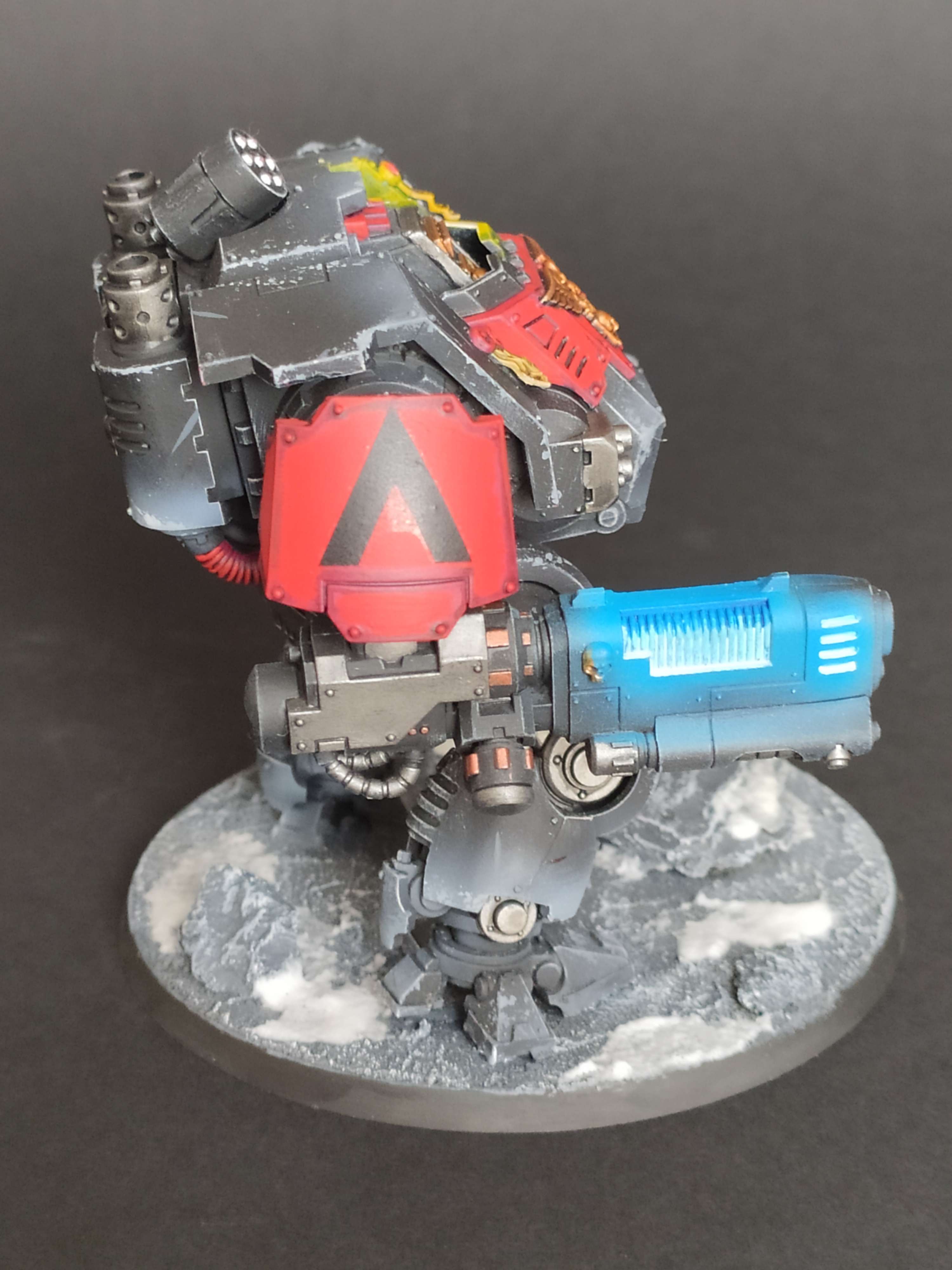 Age of Sigmar - Warhammer - Figurines - Miniatures - Service de peinture figurine - peintre figurine - Space Marines - Dark Angels - Dreadnought Redemptor