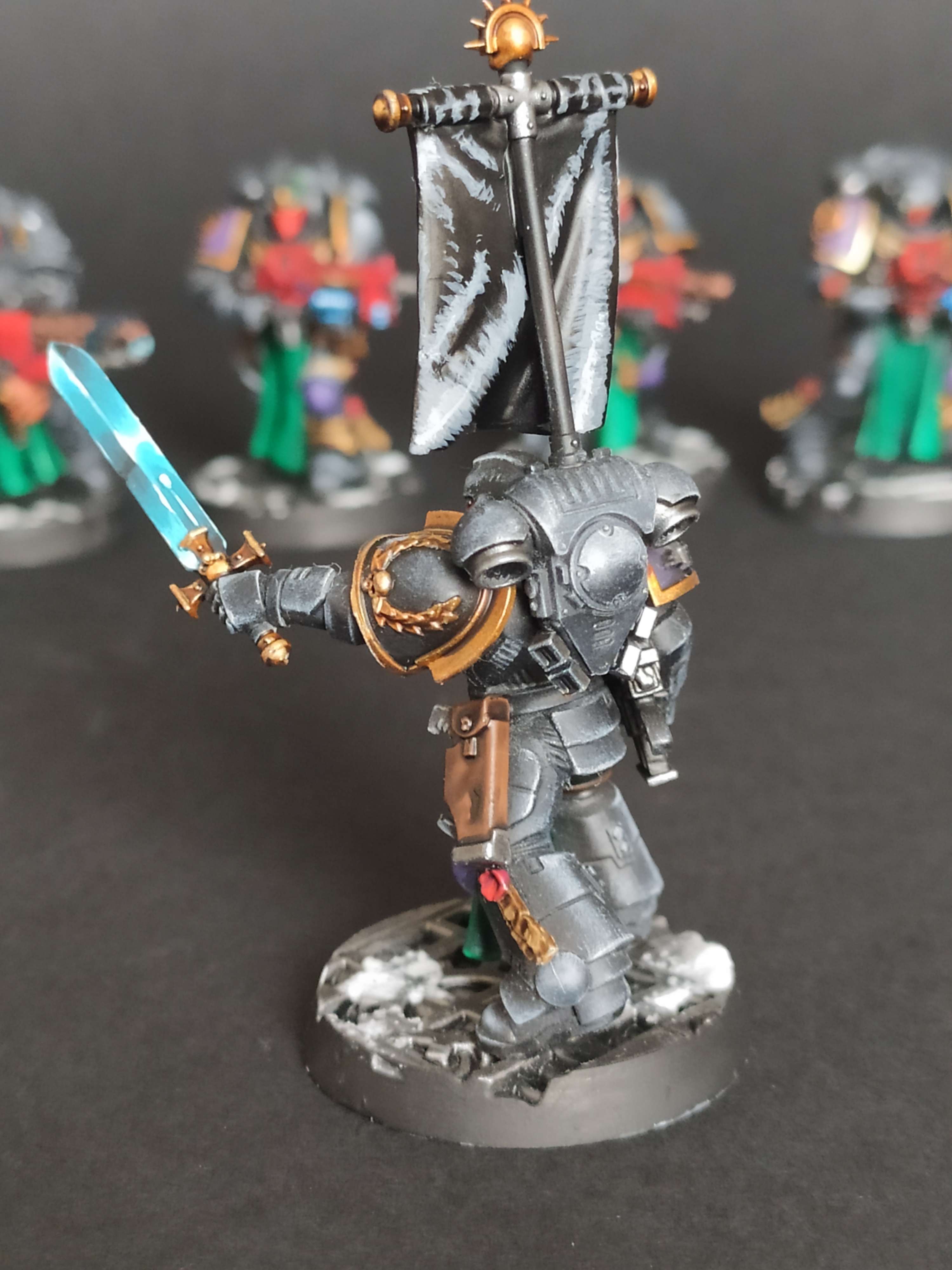 Warhammer 40000- Figurines - Miniatures - Service de peinture figurine - peintre figurine - Space Marines - Dark Angels