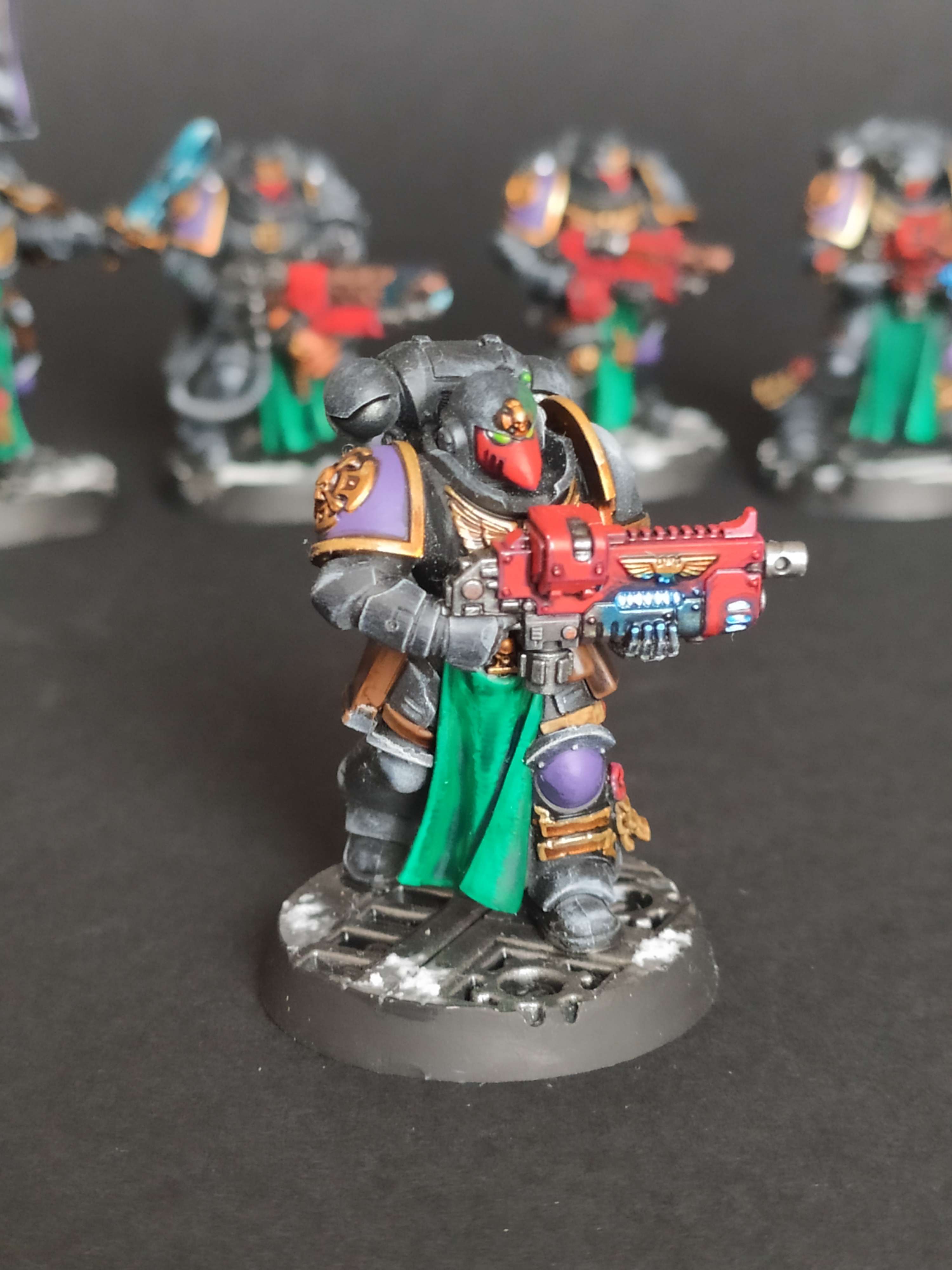 Warhammer 40000- Figurines - Miniatures - Service de peinture figurine - peintre figurine - Space Marines - Dark Angels