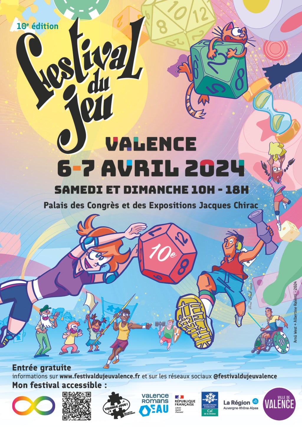 Stand d&rsquo;initiation à la peinture Festival du Jeu de Valence&nbsp;2024