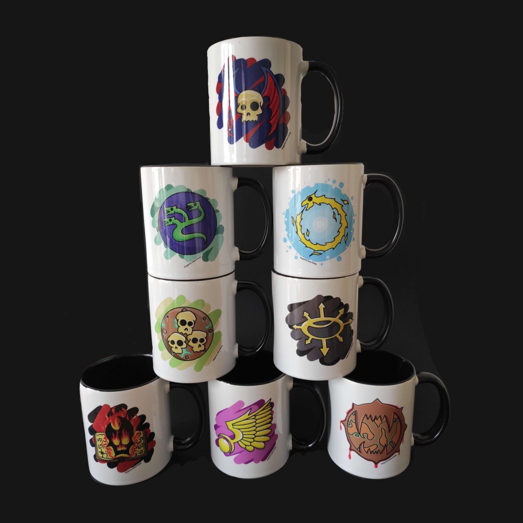 Collection de Mugs dans l&rsquo;univers du Wargame et du Hobby (2ème série), dessinés par Clarius&nbsp;Painting