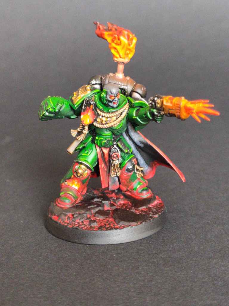 Galerie de photos de figurines Space Marines Salamanders pour le jeu Kill Team et Warhammer 40000