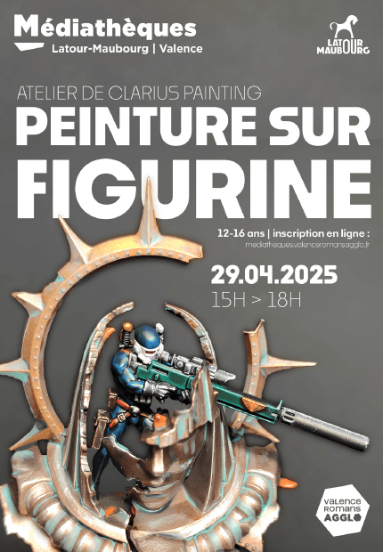 Animation Peinture sur Figurine à la Médiathèque Latour-Maubourg le 29 Avril&nbsp;2025