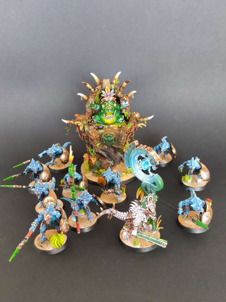 Galerie de photos d'une force de Séraphons, peints par Clarius Painting, pour le jeu Age of Sigmar