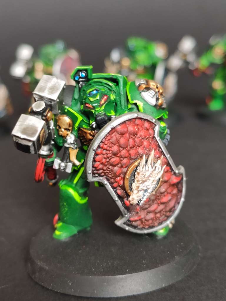 Galerie de photos de figurines peintes par Clarius Painting de Space Marines Salamanders