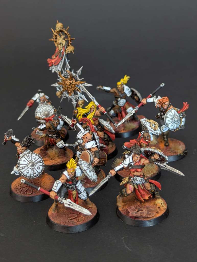 Maraudeurs Noir-serment avec lances