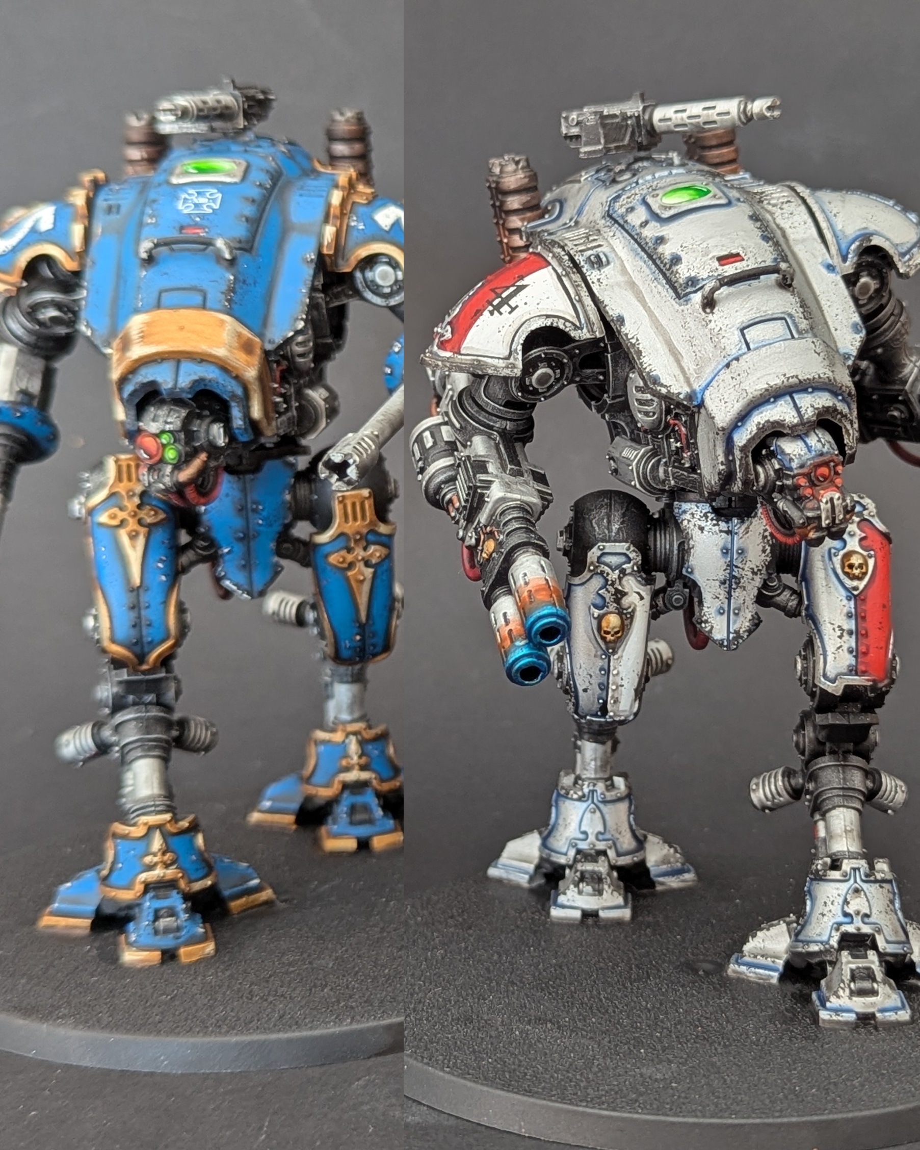 Galeries de figurines d'Imperial Knights Armingers custom, pour le jeu Warhammer 40000