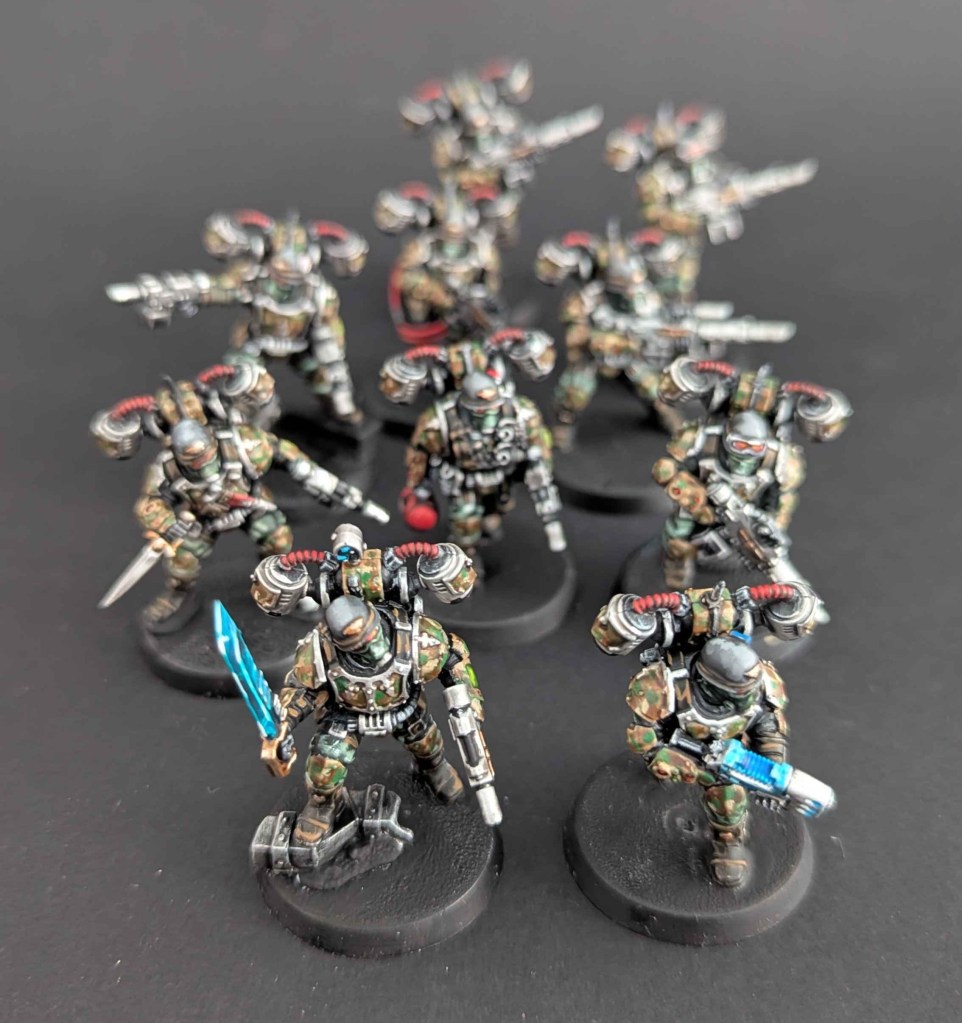 Galerie de photos de la Kill Team : Aquilons du Tempestus pour le jeu Kill Team mais aussi Warhammer 4000